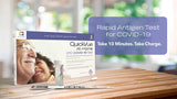 Quidel QuickVue at-Home OTC COVID-19 Test Kit, Self-Collected Nasal Swab Sample, 2 Tests /Single Kit
