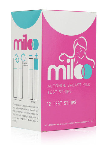 Miloo Home Alcohol Breast Milk Test Strips Kit